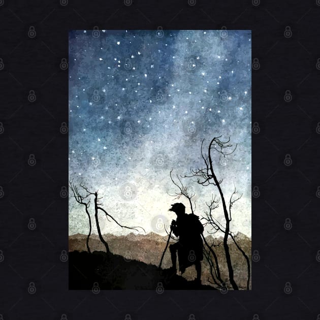 The Night Sky - Arthur Rackham by forgottenbeauty